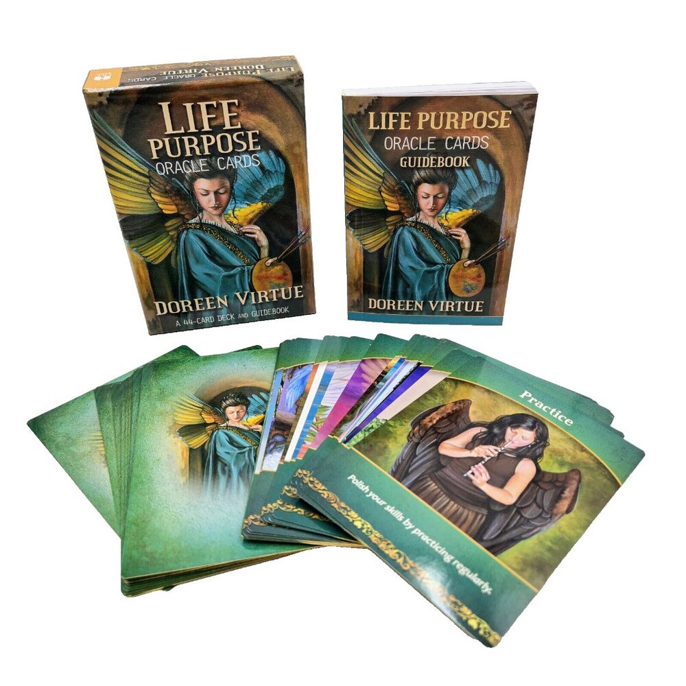 Life Purpose Oracle Cards By Doreen Virtue 44 Deck With Guidebook Read